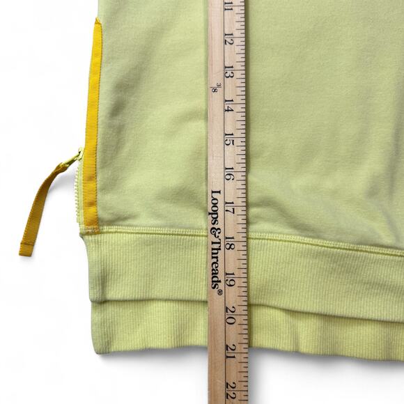 Lululemon Rejuvenate Pullover Sweatshirt 2 Yellow Zip Hem‎ Athleisure Sporty Fit - Picture 10 of 10